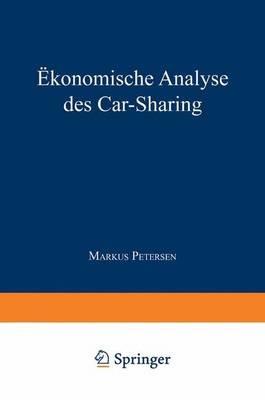 Ökonomische Analyse des Car-Sharing - cover