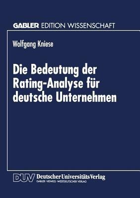 Die Bedeutung der Rating-Analyse für deutsche Unternehmen - cover