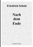 Nach dem Ende - Friedrich Scholz - cover