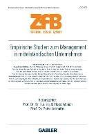 Empirische Studien zum Management in mittelständischen Unternehmen - cover