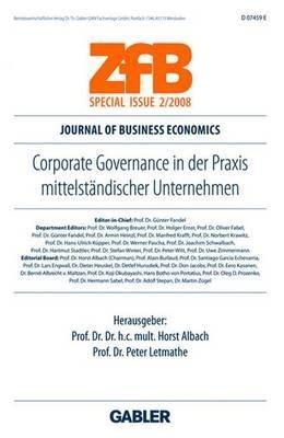 Corporate Governance in der Praxis mittelständischer Unternehmen - cover