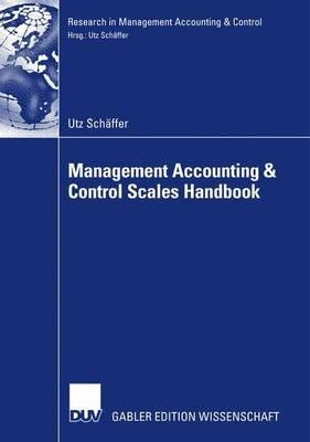 Management Accounting & Control Scales Handbook - Utz Schäffer - cover