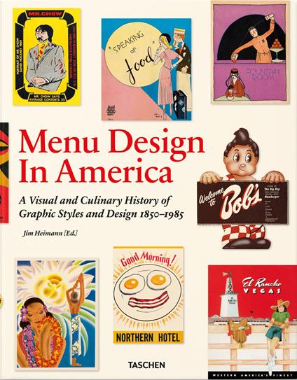 Menu design in America. Ediz. inglese, francese e tedesca - John Mariani,Steven Heller - copertina