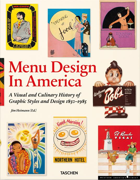 Menu design in America. Ediz. inglese, francese e tedesca - John Mariani,Steven Heller - copertina