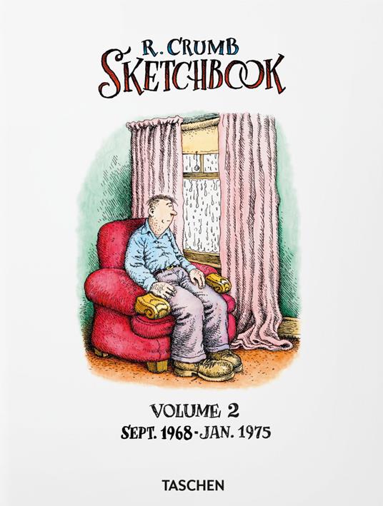 Robert Crumb. Sketchbook. Ediz. inglese. Vol. 2: 1968–1975 - copertina