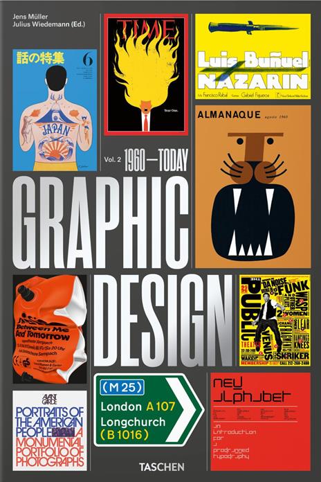The history of graphic design. Ediz. italiana e spagnola. Vol. 2: 1960-Today - Jens Müller - copertina