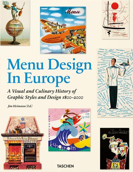 Menu design in Europe. Ediz. inglese, francese e tedesca - Steven Heller - copertina