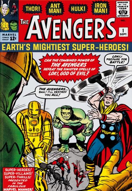 Marvel Comics library. Avengers. Ediz. inglese. Vol. 1: 1963–1965 - Kurt Busiek,Kevin Feige - copertina