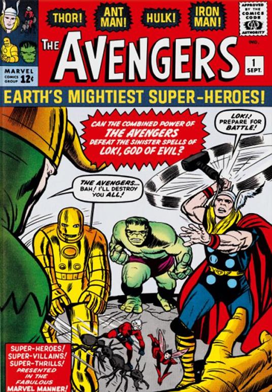 Marvel Comics library. Avengers. Ediz. inglese. Vol. 1: 1963–1965 - Kurt Busiek,Kevin Feige - copertina