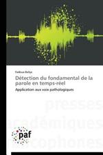 Detection Du Fondamental de la Parole En Temps-Reel