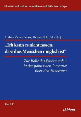 Die Rolle des Emotionalen in der polnischen Literatur  ber den Holocaust. - cover