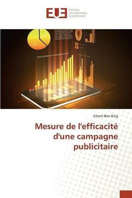Mesure de l'Efficacite d'Une Campagne Publicitaire - Rzig-S - cover