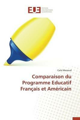 Comparaison Du Programme Educatif Francais Et Americain - Massoud-C - cover