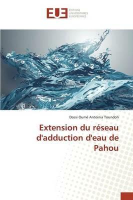 Extension Du Reseau d'Adduction d'Eau de Pahou - Toundoh-D - cover