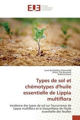 Types de Sol Et Chemotypes Dhuile Essentielle de Lippia Multiflora - Barthelemy Diomande-L - cover