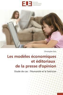 Les Mod les  conomiques Et  ditoriaux de la Presse d'Opinion - Zoia-C - cover