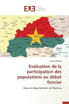 Evaluation de la Participation Des Populations Au D bat Foncier - Maiga-I - cover