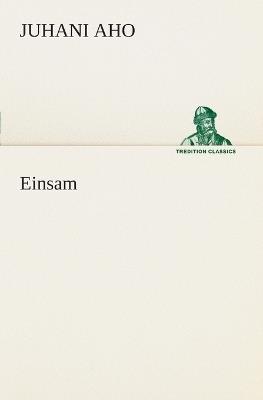 Einsam - Juhani Aho - cover