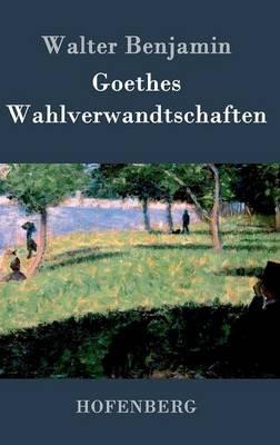 Goethes Wahlverwandtschaften - Walter Benjamin - cover