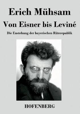 Von Eisner bis Leviné: Die Enstehung der bayerischen Räterepublik - Erich Mühsam - cover