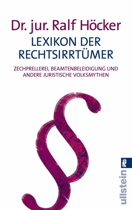 Lexikon der Rechtsirrtümer