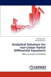 Analytical Solutions for Non-Linear Partial Differential Equations - Rahmat Ellahi,Ahmed Zeeshan - cover