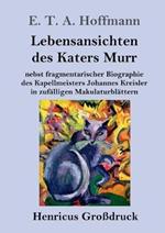 Lebensansichten des Katers Murr (Grossdruck): nebst fragmentarischer Biographie des Kapellmeisters Johannes Kreisler in zufalligen Makulaturblattern