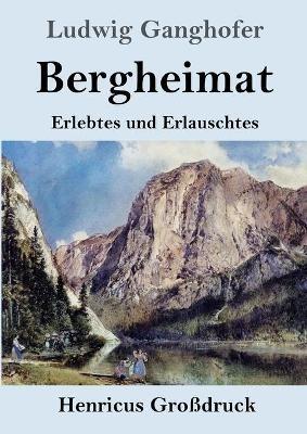 Bergheimat (Grossdruck): Erlebtes und Erlauschtes - Ludwig Ganghofer - cover