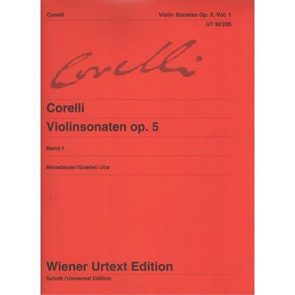  Violinsonaten op. 5 Band 1 - Arcangelo Corelli - Violino -  Arcangelo Corelli - copertina
