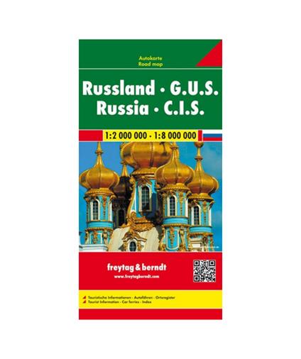 RUSSIA 1:2.000/8.000.000 - copertina