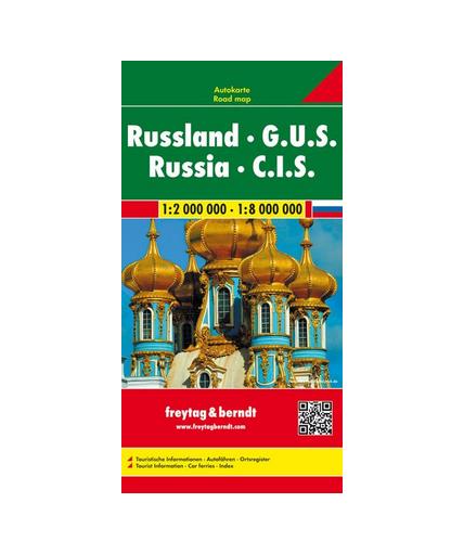 RUSSIA 1:2.000/8.000.000 - copertina