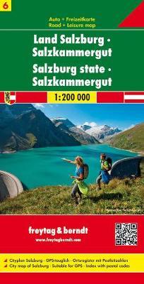 Land Salzburg Salzkammergut 1:200.000 - copertina