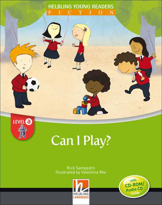  Can I play? (Level A - CEFR: A1). Con CD-ROM -  Rick Sampedro - copertina