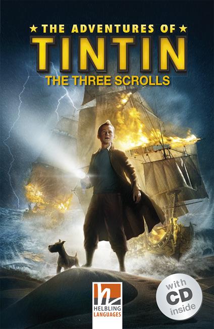 The Adventures of Tintin: The Three Scrolls (Level A1/A2). Con CD-Audio - copertina