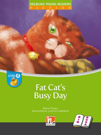 Fat cat's busy day. Big book. Level D. Young readers - copertina