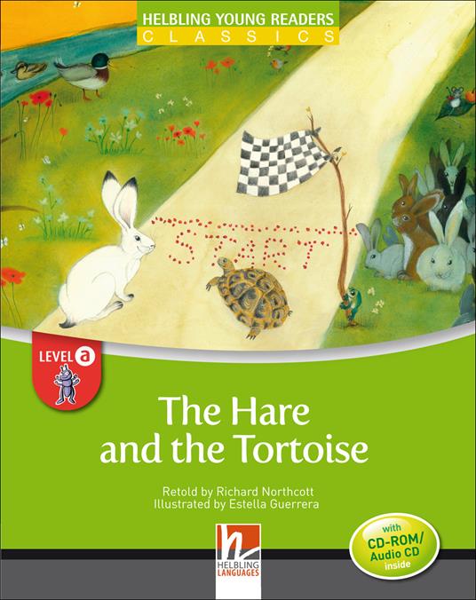  The Hare and the Tortoise. (Level A - CEFR: A1). Con CD-ROM - copertina