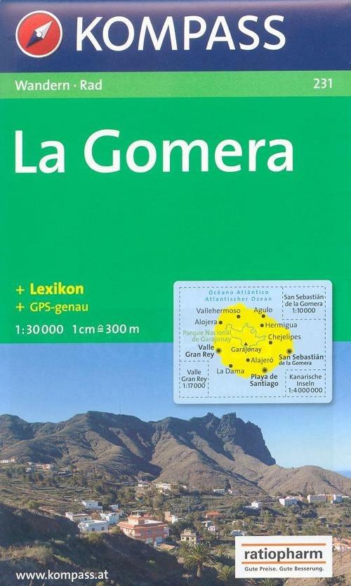 Carta escursionistica n. 231. Spagna. Isole Canarie. La Gomera 1:30.000. Adatto a GPS. Digital map. DVD-ROM - copertina