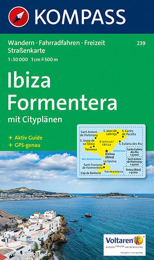 Carta escursionistica n. 239. Ibiza, Formentera 1:50.000 - copertina