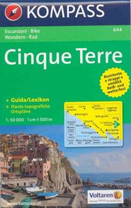 Carta escursionistica n. 644. Costa Azzurra, Liguria. Cinque Terre 1:50.000