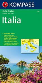 Carta stradale n. 310. Italia 1:650.000