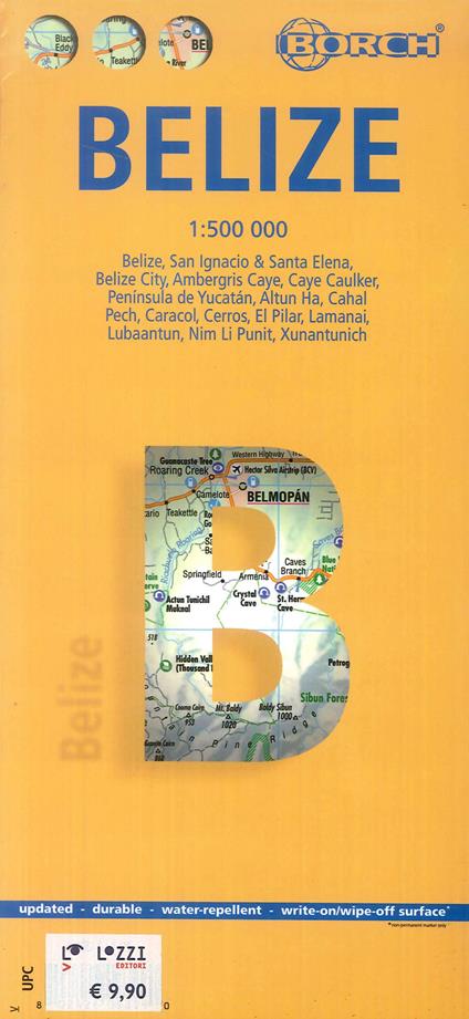 Belize. Map 1:500.000 - copertina