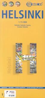 Helsinki. Map Borch 1:15.000