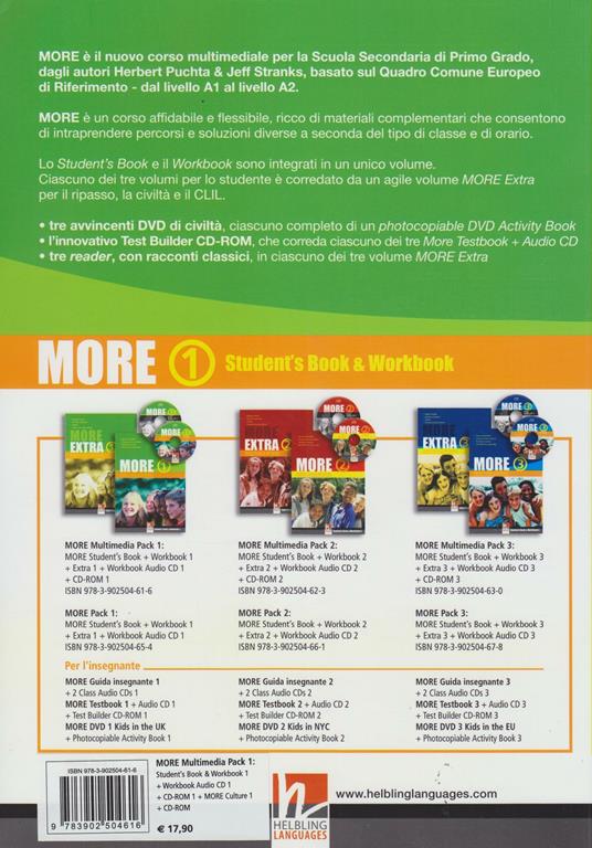  More. Multimedia pack. Per la Scuola media. Con CD Audio. Con CD-ROM. Con espansione online -  Herbert Puchta, Jeff Stranks - 2