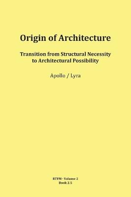 Origin of Architecture - Mario Schipflinger - cover