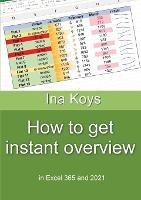 How to get Instant Overview: In Excel 365 und 2021
