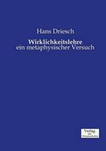 Wirklichkeitslehre: ein metaphysischer Versuch