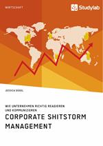 Corporate Shitstorm Management. Wie Unternehmen richtig reagieren und kommunizieren
