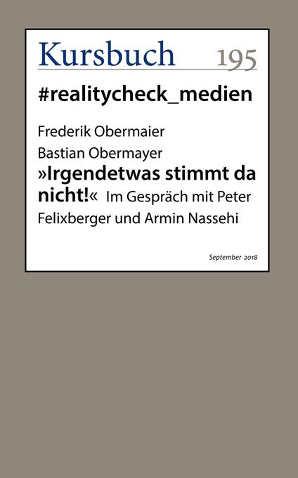 "Irgendetwas stimmt da nicht!"