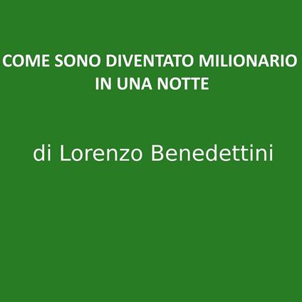 Come Sono Diventato Milionario in una Notte - Lorenzo Benedettini - ebook