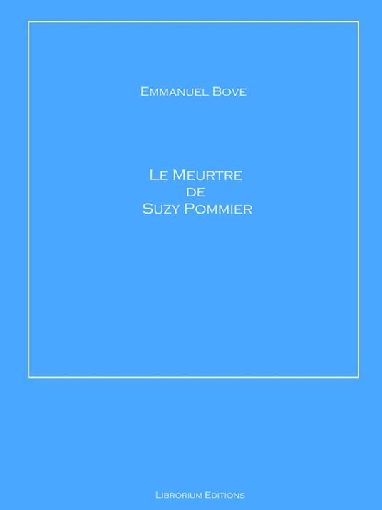 Le Meurtre de Suzy Pommier